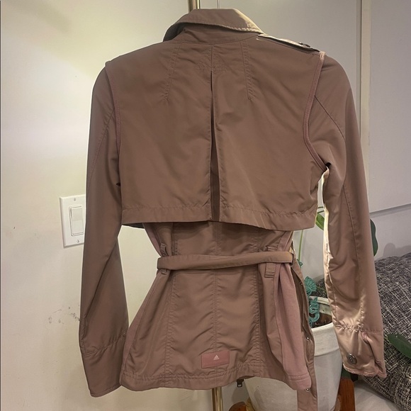 STELLA McCartney for Adidas Mauve Fitted Trench Style Jacket - Picture 3 of 8